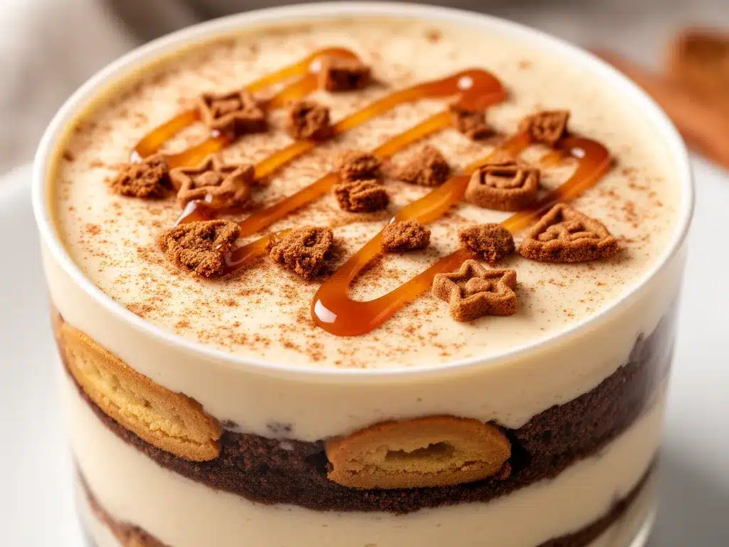 Cremiger Spekulatius Cheesecake im Glas: 5 Min. Dessert 4 Cremiger Spekulatius Cheesecake im Glas preparation steps