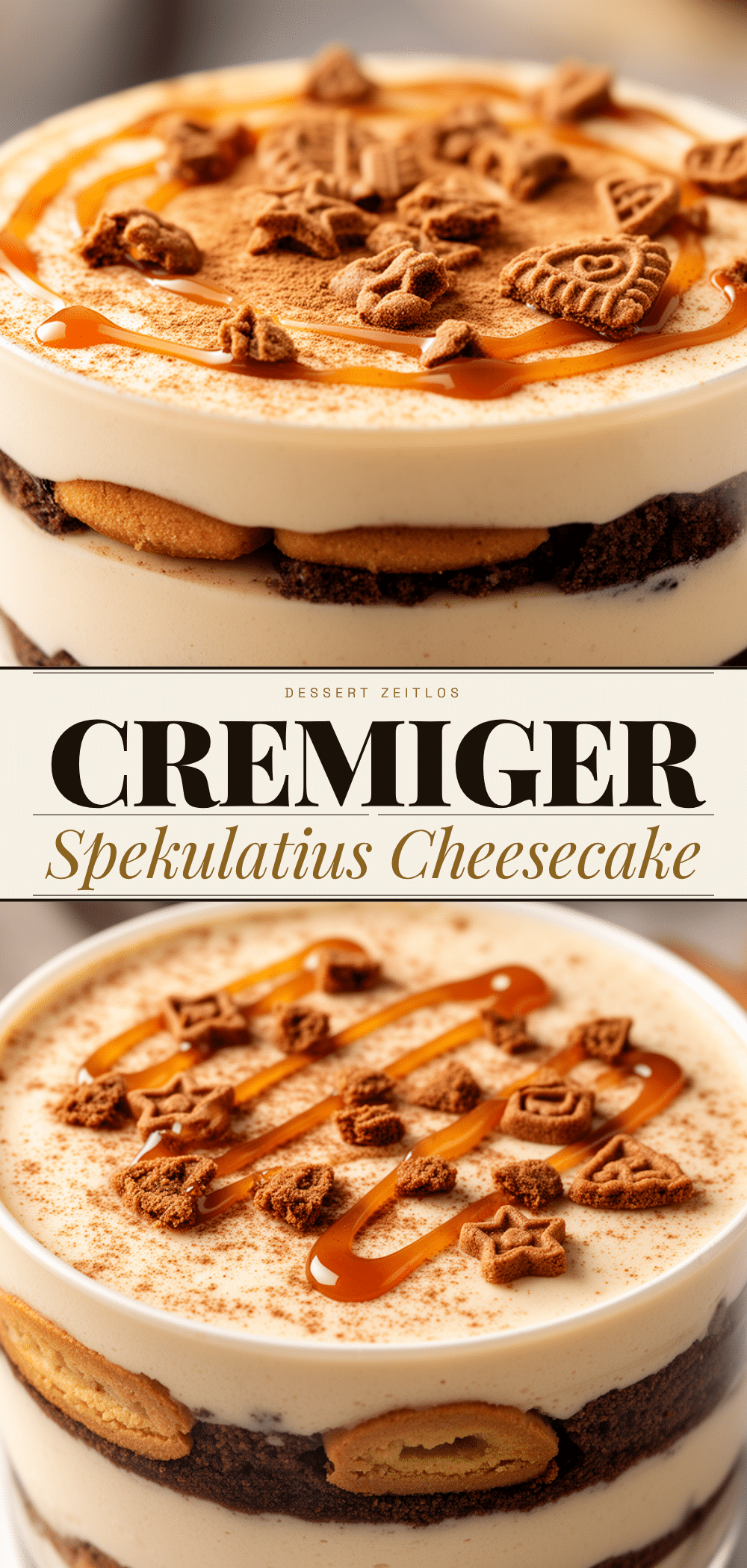 Cremiger Spekulatius Cheesecake im Glas: 5 Min. Dessert 5 Cremiger Spekulatius Cheesecake im Glas recipe