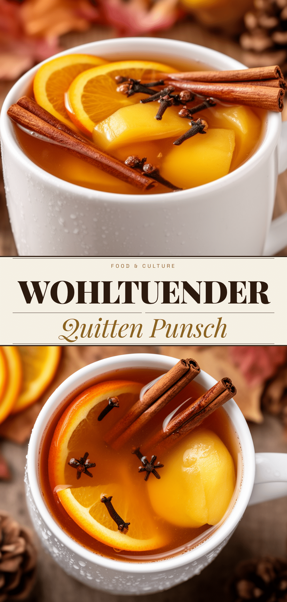 Erntedankfest Quitten-Punsch: 5 Min. Einfaches Herbstgetränk 5 Erntedankfest Quitten-Punsch recipe