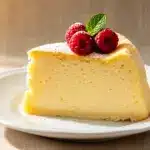 fluffiger Käsekuchen ohne Boden - featured image