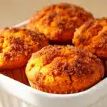 Fluffy Erntedankfest Kürbis-Muffins - featured image