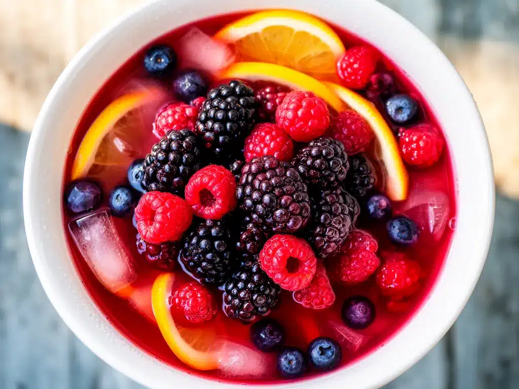 Fruchtige Beeren Bowle: 5 Einfache Tipps für Party-Getränke 4 fruchtige Beeren Bowle preparation steps