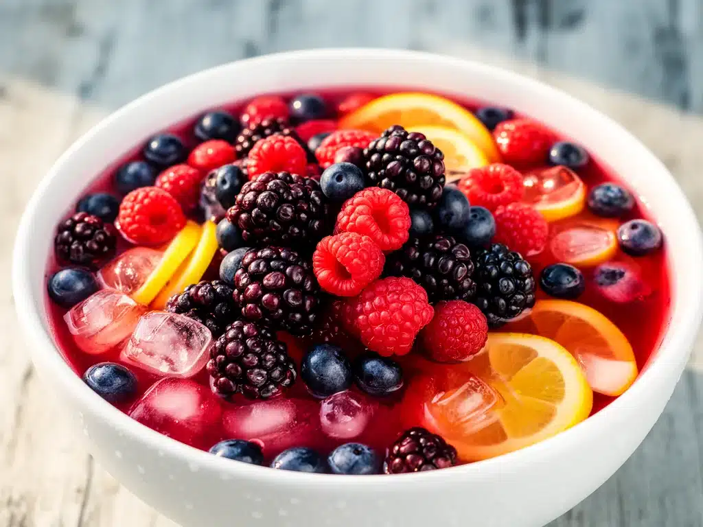 fruchtige Beeren Bowle - featured image