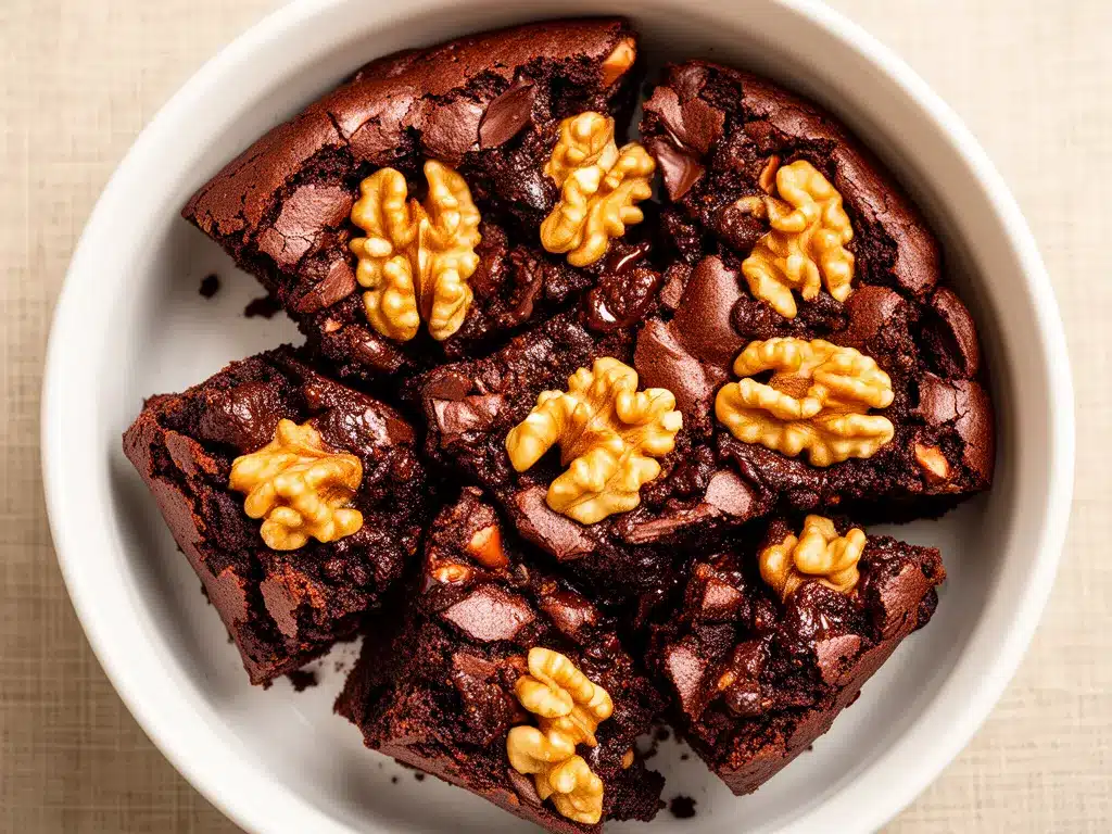 Fudgy Brownies mit Walnüssen: Die Besten & Einfachsten 4 Fudgy Brownies mit Walnüssen preparation steps