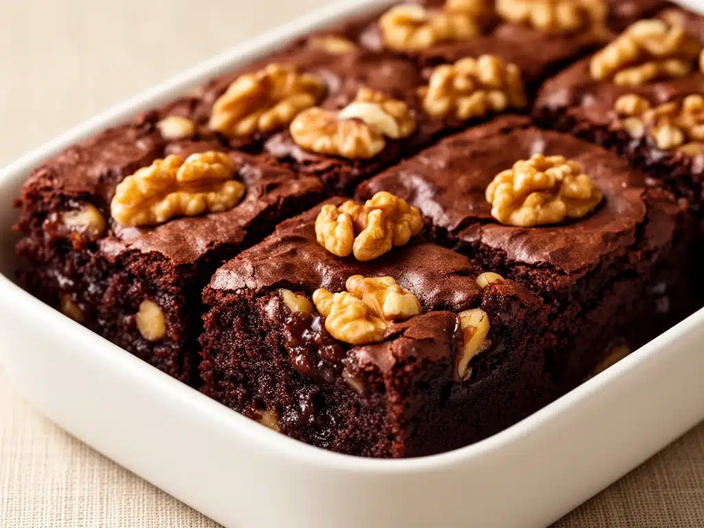 Fudgy Brownies mit Walnüssen - featured image