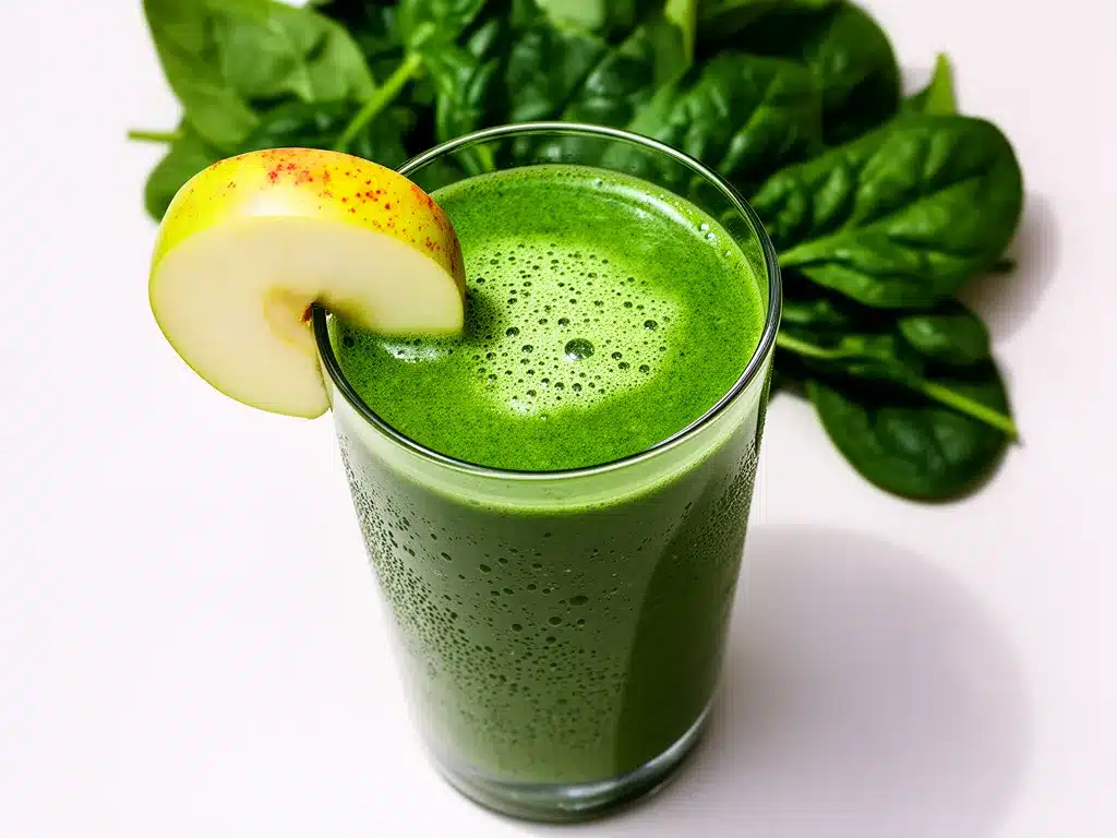 Gesunder Grüner Detox-Smoothie: Perfekt in 5 Min 4 Gesunder Grüner Detox-Smoothie preparation steps
