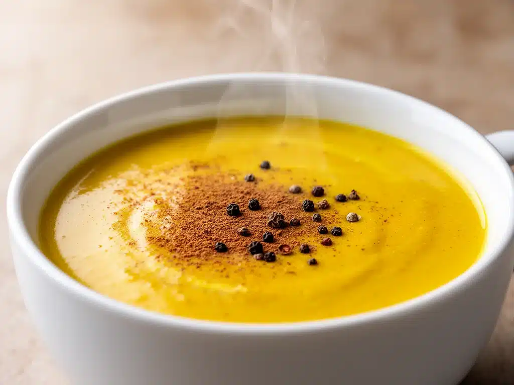 Goldene Milch mit Kurkuma - featured image