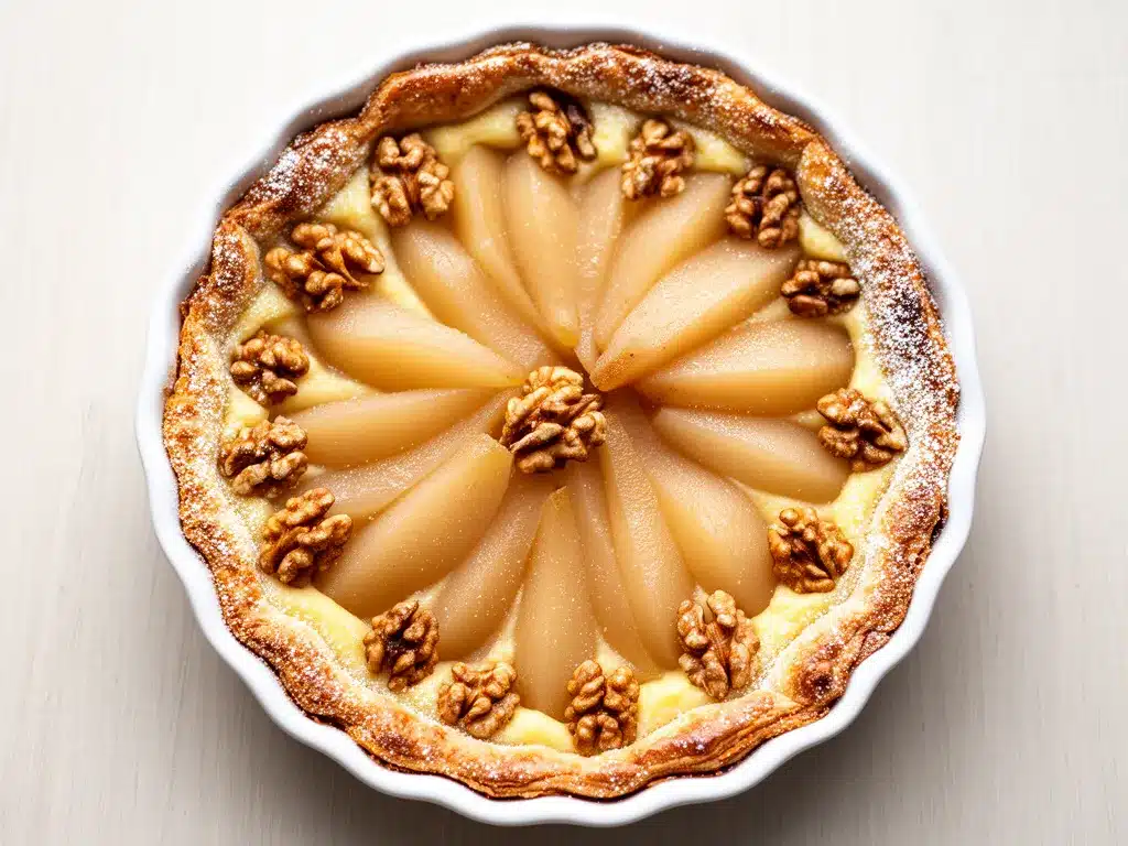 Herbst Birnen Walnuss Tarte: 10 Min. Einfaches Rezept 4 Herbst Birnen Walnuss Tarte preparation steps