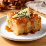 Herbstlicher Birnenkuchen mit Karamell - featured image