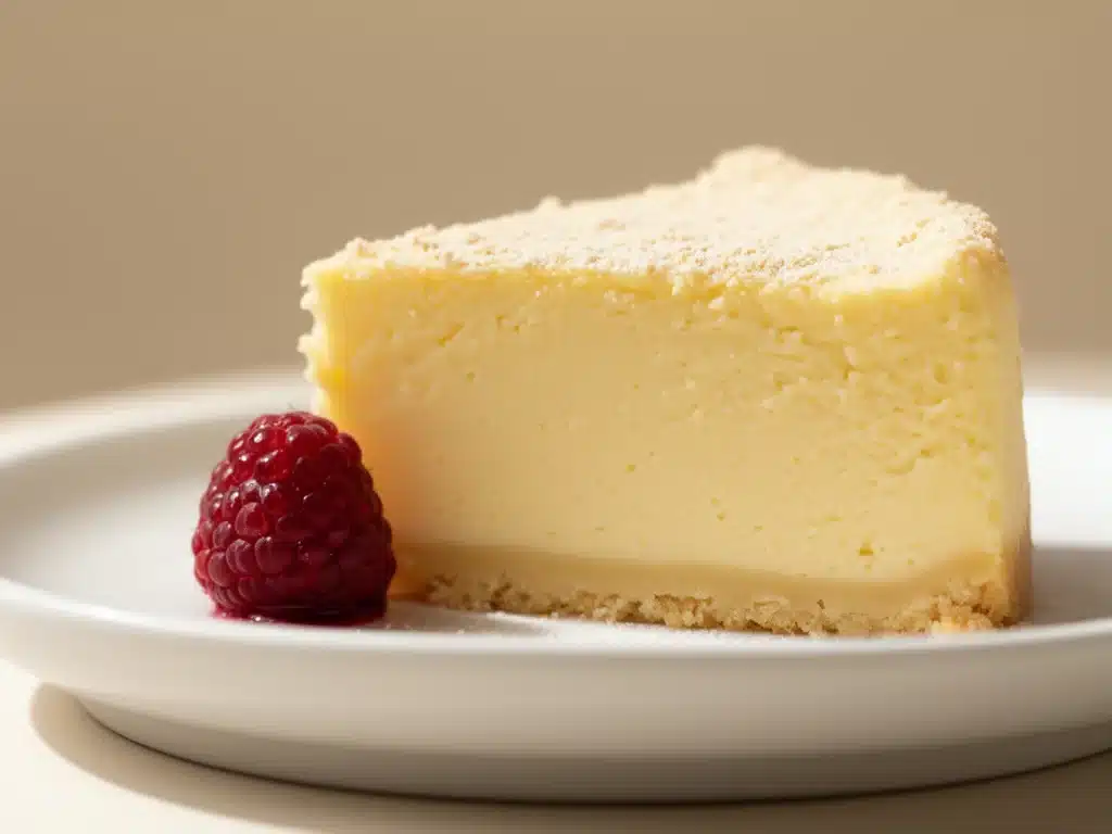 Keto Käsekuchen ohne Boden - featured image