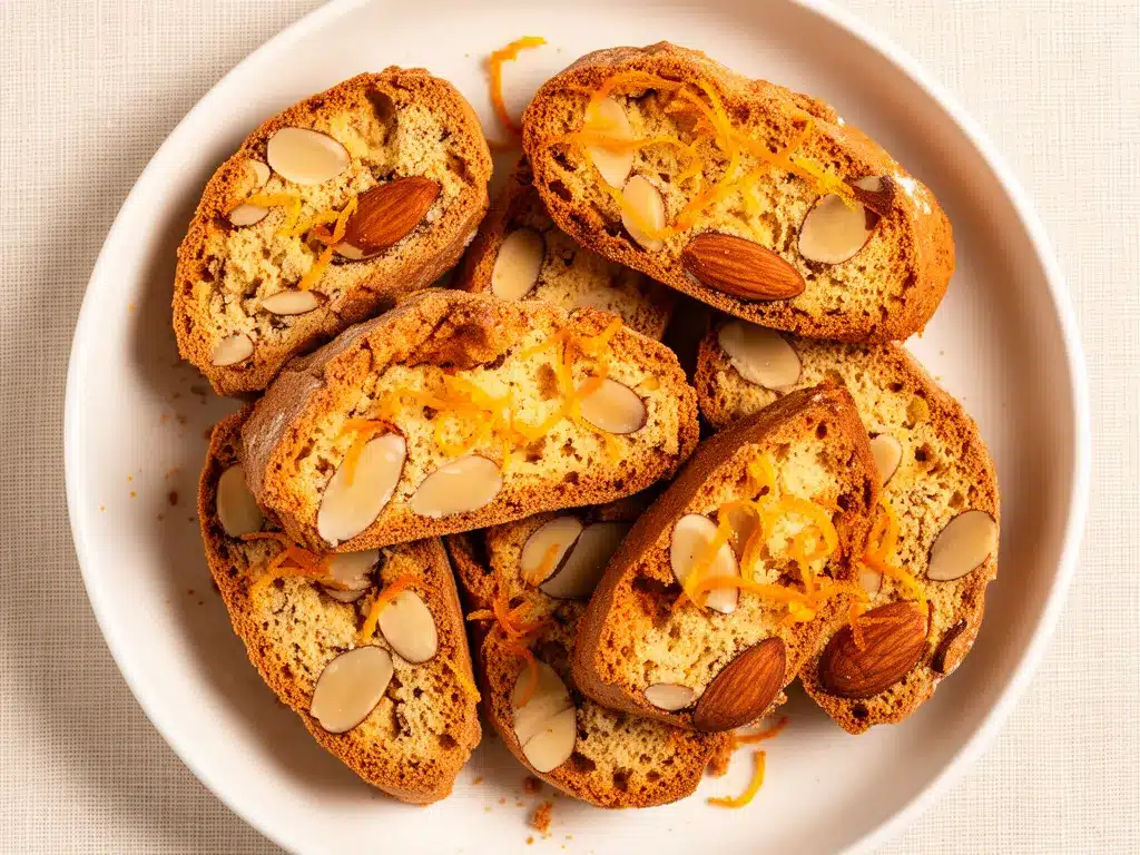 Knusprige Cantuccini mit Mandeln und Orange: 5 einfache Schritte 4 Knusprige Cantuccini mit Mandeln und Orange preparation steps