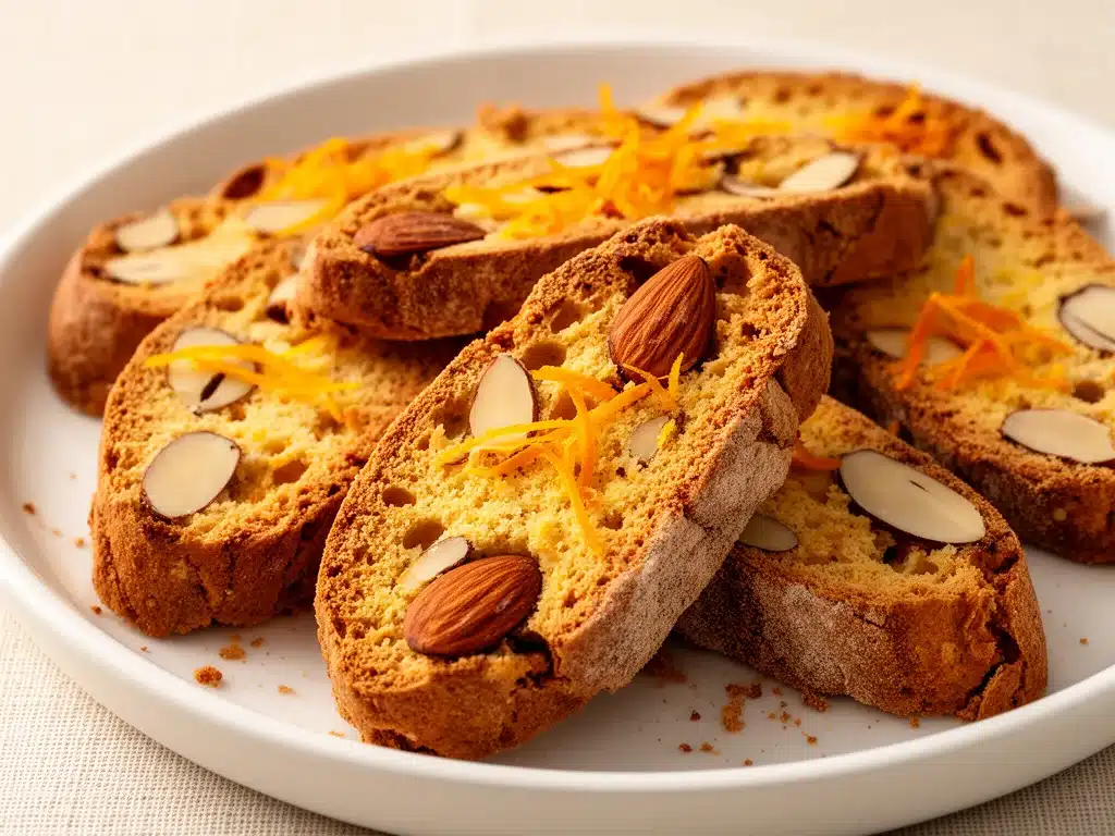 Knusprige Cantuccini mit Mandeln und Orange - featured image