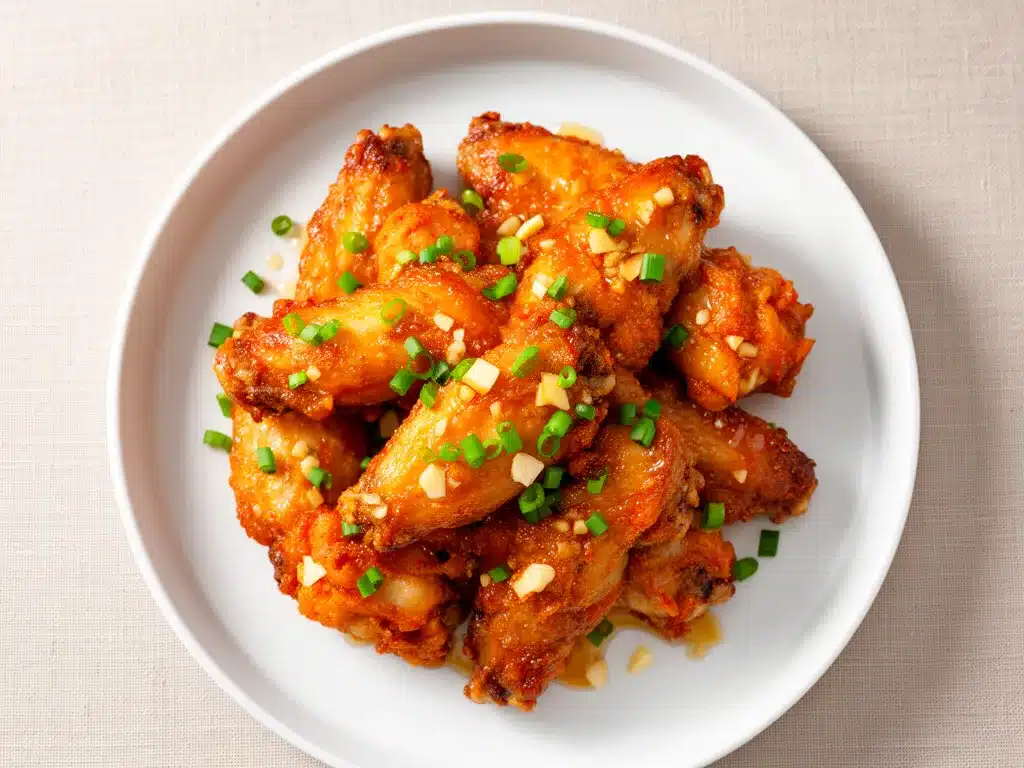 Knusprige Hähnchen-Wings mit Honig-Knoblauch in 20 Min 4 Knusprige Hähnchen-Wings mit Honig-Knoblauch preparation steps