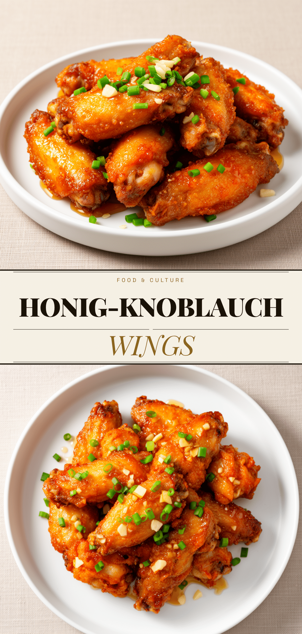 Knusprige Hähnchen-Wings mit Honig-Knoblauch in 20 Min 5 Knusprige Hähnchen-Wings mit Honig-Knoblauch recipe