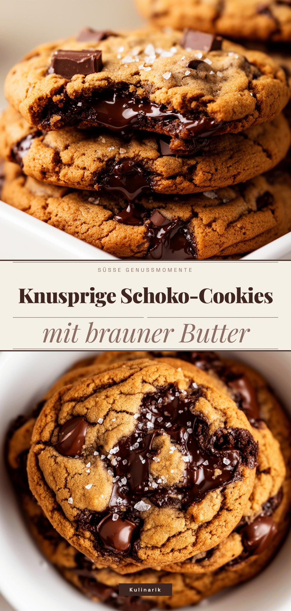 Knusprige Schoko-Cookies: Die besten braunen Butter Cookies 5 Knusprige Schoko-Cookies mit brauner Butter recipe