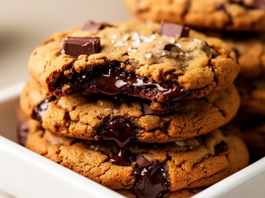 Knusprige Schoko-Cookies mit brauner Butter - featured image