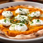 Kürbis Flammkuchen mit Ziegenkäse - featured image