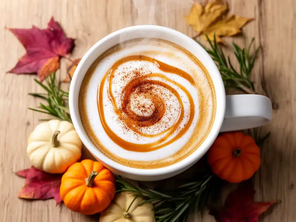 Cremiger Erntedankfest Kürbis-Gewürz-Latte: 5-Minuten Herbst-Getränk 4 Kürbis-Gewürz-Latte preparation steps