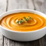 Kürbis-Käsekuchen ohne Boden - featured image
