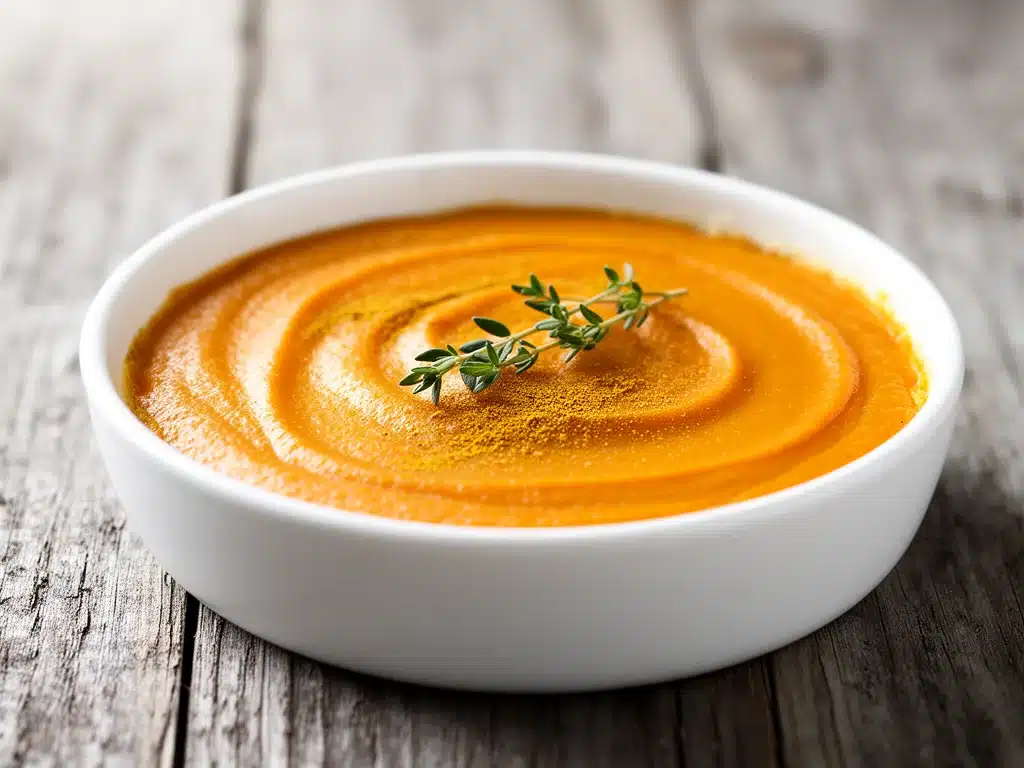 Kürbis-Käsekuchen ohne Boden - featured image