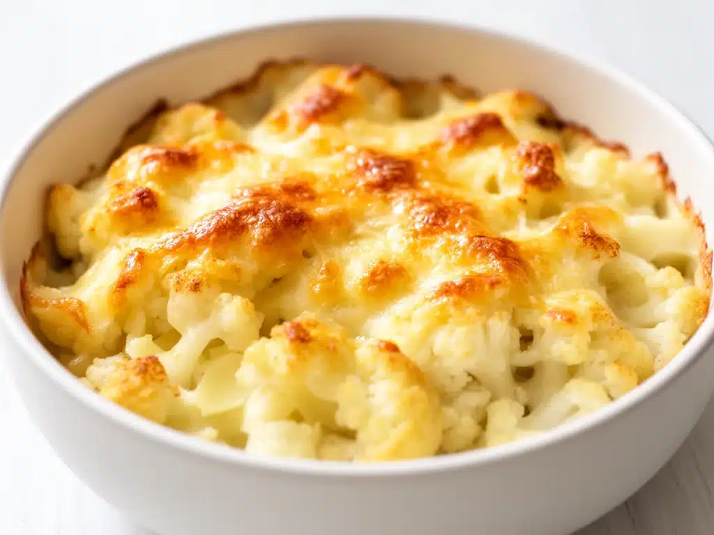 Low-Carb Blumenkohl-Käsegratin - featured image