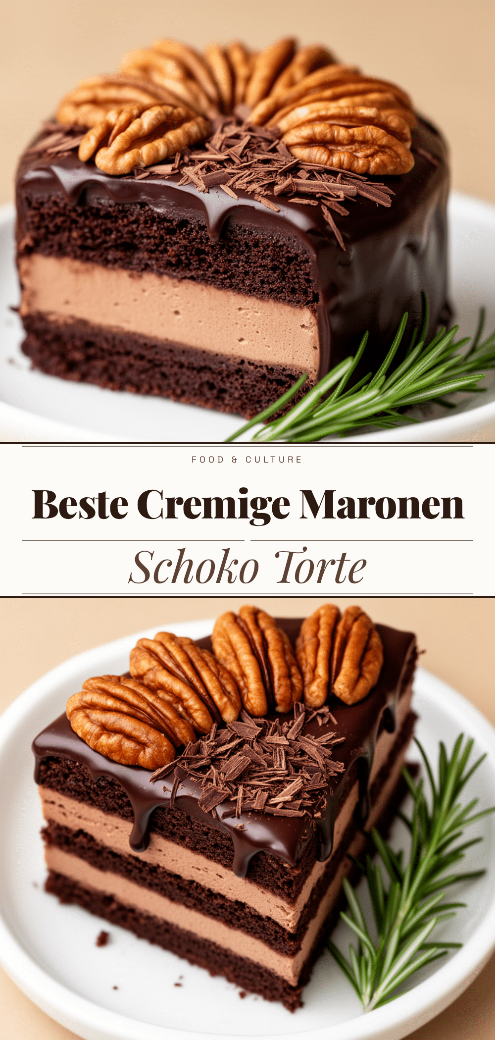 Herbstliche Maronen-Schoko-Torte: 5 einfache Schritte 5 Maronen-Schoko-Torte recipe