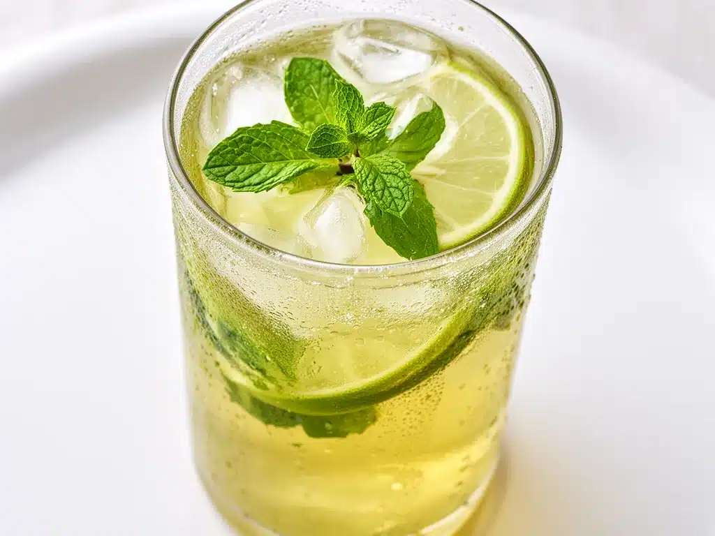 Erfrischender Minz-Limetten Eistee in 5 Min: Das perfekte Erfrischungs-Drink 4 Minz-Limetten Eistee preparation steps