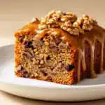 Nusskuchen mit brauner Butterglasur - featured image