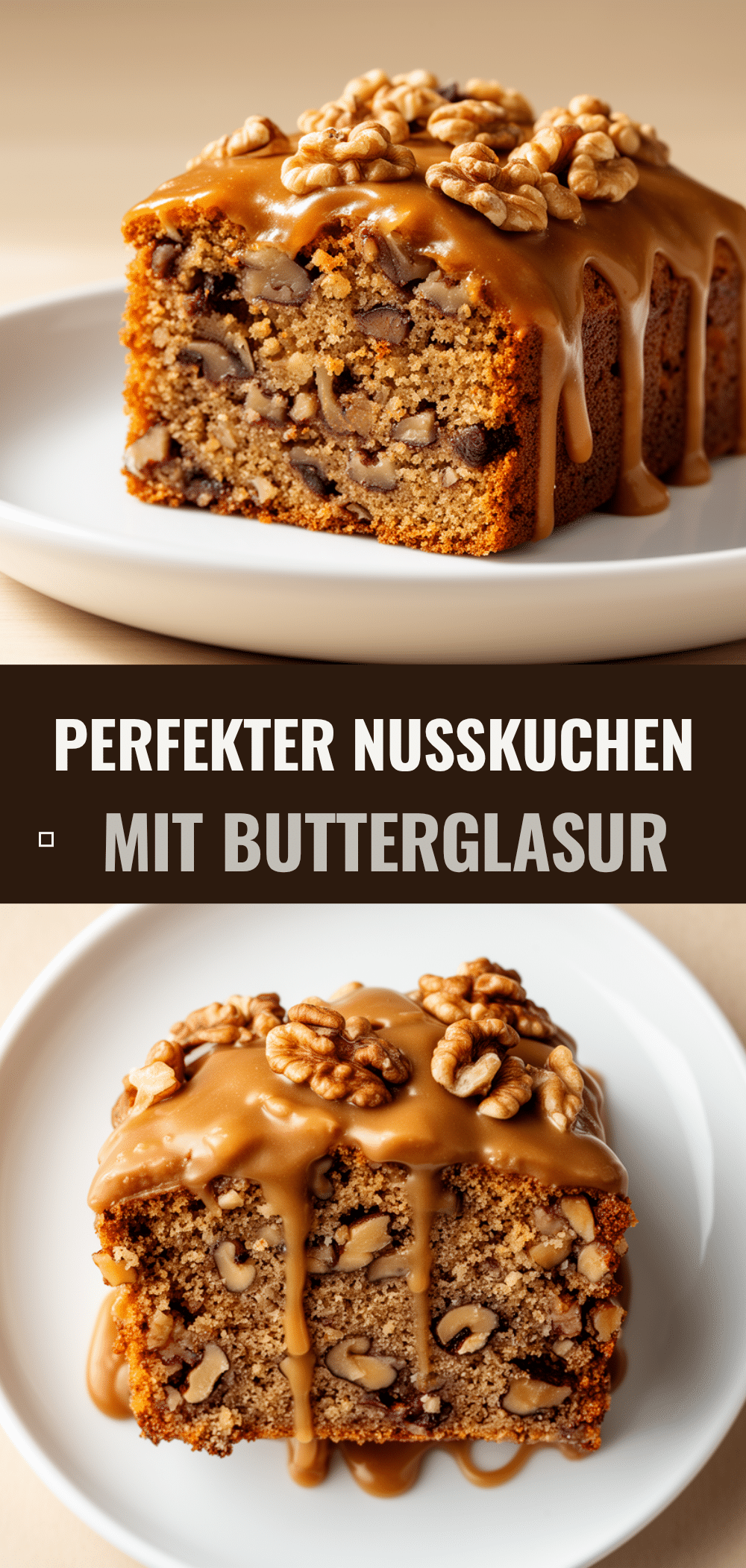 Nusskuchen mit brauner Butterglasur: Der perfekte 30-Minuten-Kuchen 5 Nusskuchen mit brauner Butterglasur recipe
