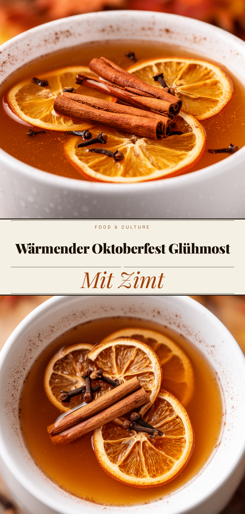 Wärmender Oktoberfest Glühmost: Bestes Rezept 5 Oktoberfest Glühmost recipe