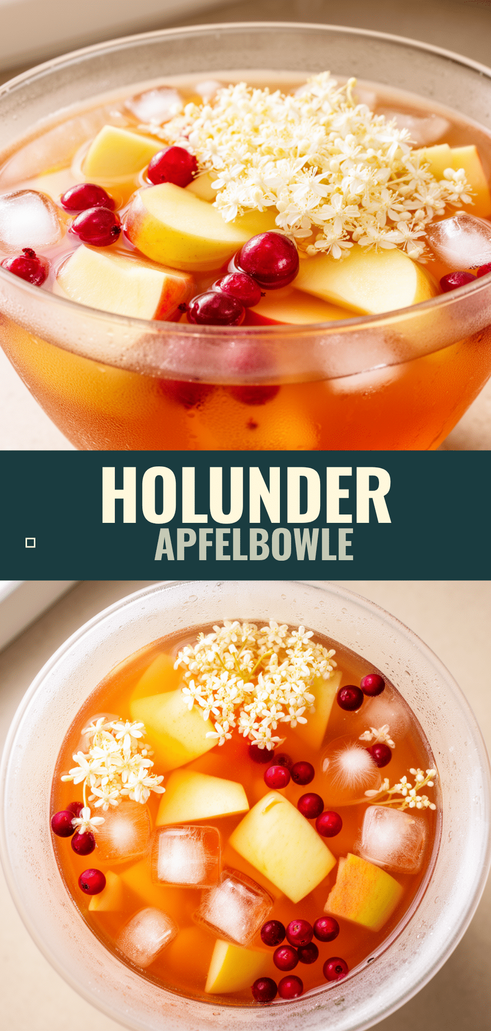 Oktoberfest Holunder-Apfel Bowle: 3 Einfache Schritte 5 Oktoberfest Holunder-Apfel Bowle recipe