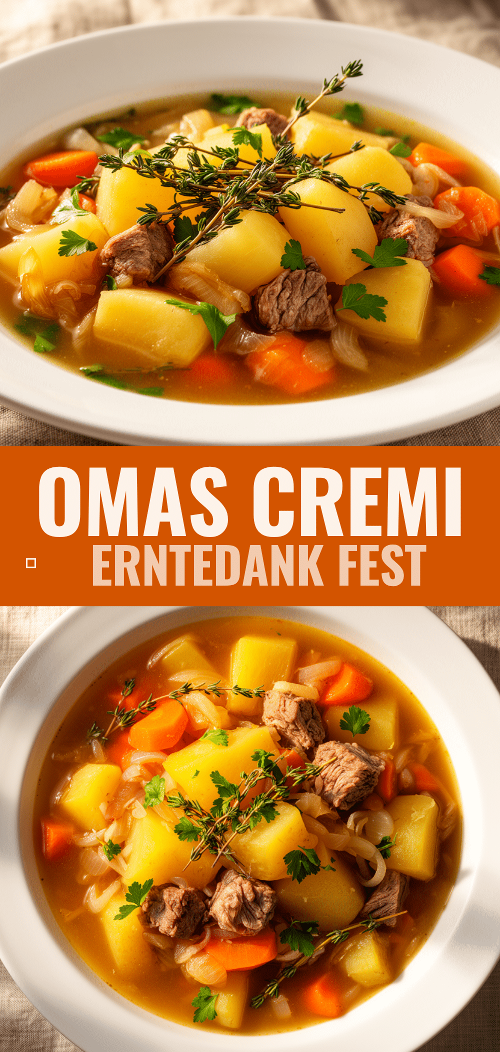 Omas cremiger Erntedankfest Steckrübeneintopf: 3-simple Schritte 5 Omas cremiger Erntedankfest Steckrübeneintopf recipe