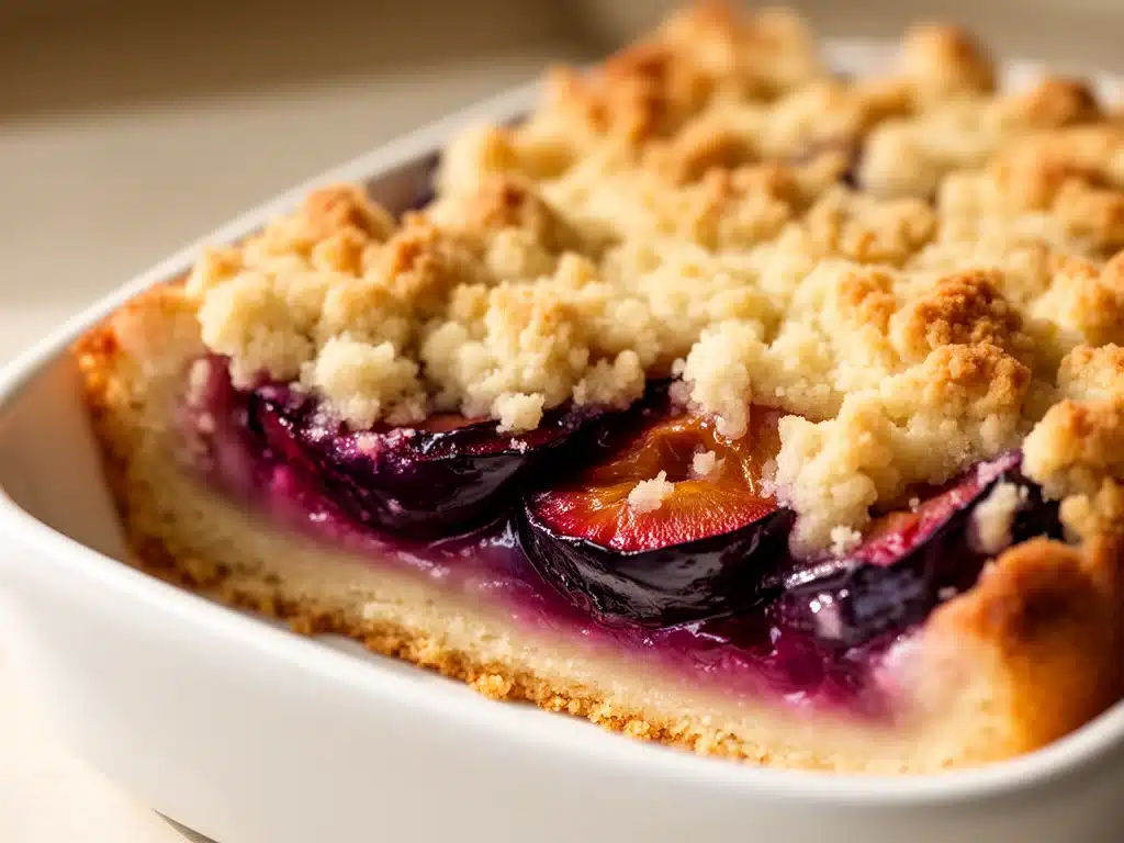Omas Zwetschgenkuchen mit Streuseln - featured image