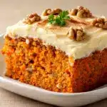 Saftiger Karottenkuchen mit Frischkäse-Frosting - featured image