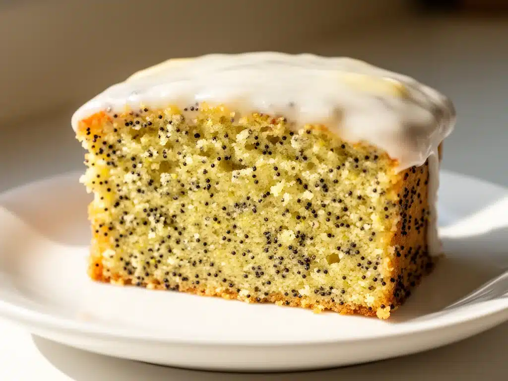 Saftiger Zitronen-Mohn-Kuchen - featured image