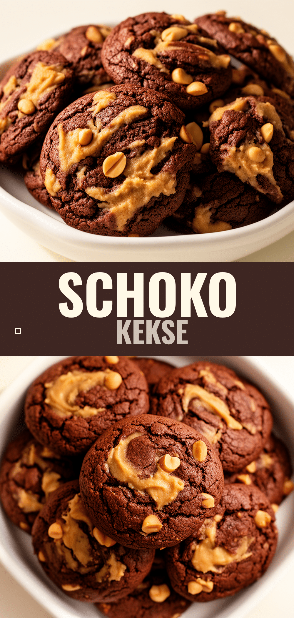 Schoko-Erdnussbutter Kekse: 5 Einfache Schritte für weiche Cookies 5 Schoko-Erdnussbutter Kekse recipe