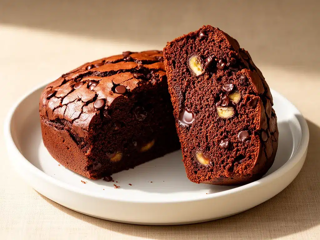 Schokoladiges Bananenbrot ohne Mixer - featured image