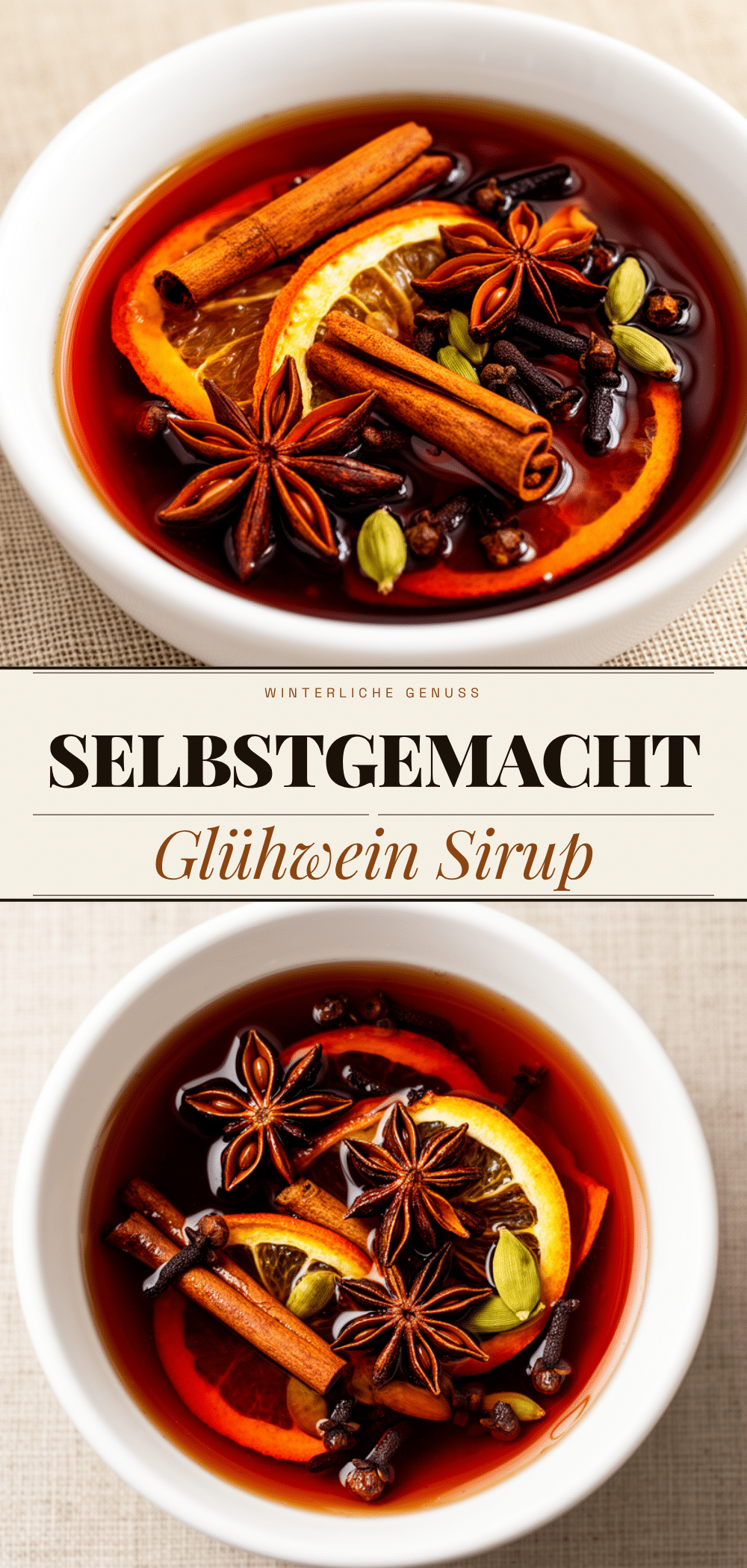 Selbstgemachter Glühwein Sirup: 5 Min. Perfektes Wintergetränk 5 selbstgemachter Glühwein Sirup recipe