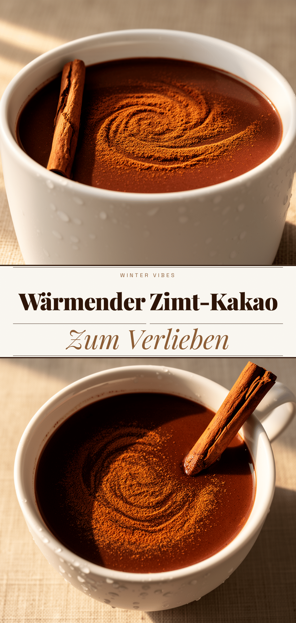 Wärmender Gewürzkakao mit Zimt: 5 Min. Cozy Winter Drink 5 Wärmender Gewürzkakao mit Zimt recipe