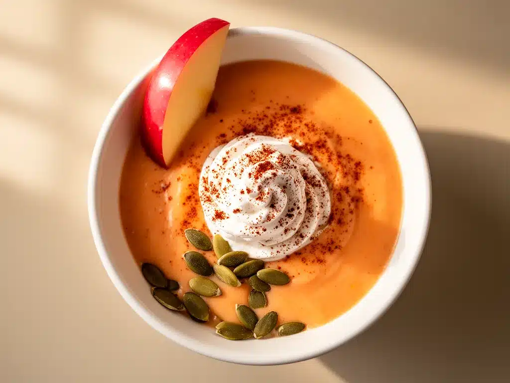 Warmer Apfel-Zimt Smoothie: 3 Min. Oktoberfest Rezept 4 warmer Apfel-Zimt Smoothie preparation steps