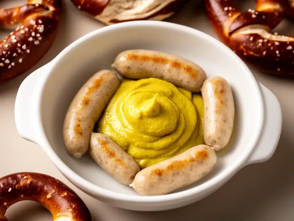 Weißwurst mit süßem Senf: 5 Min. Einfaches Rezept 4 Weißwurst mit süßem Senf preparation steps